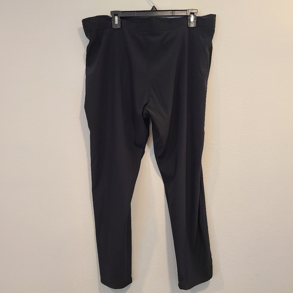 Ramy Brook Allyn Black Silk Paperbag Waist Cropped Pants - Picture 6 of 8